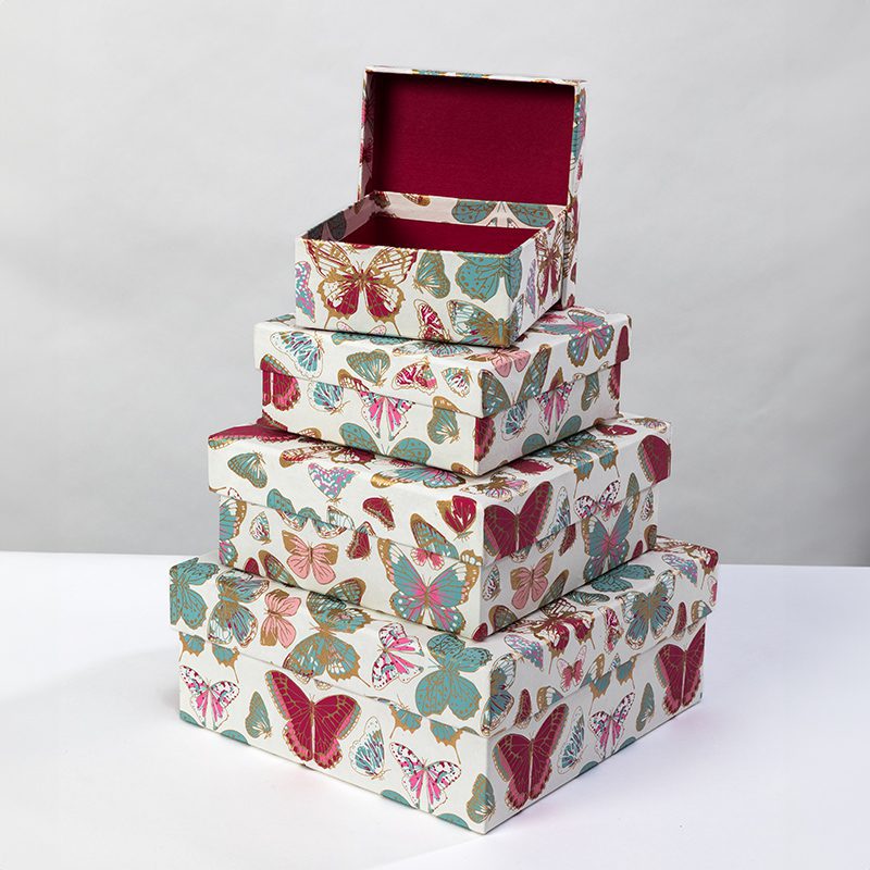 White Butterfly Gift Box