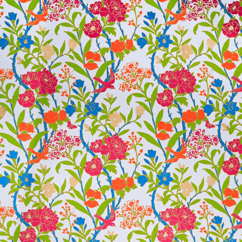 Floral Vine White
