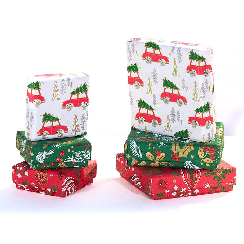 Christmas/Holiday Jewellery Box Small are perfect for small gifts